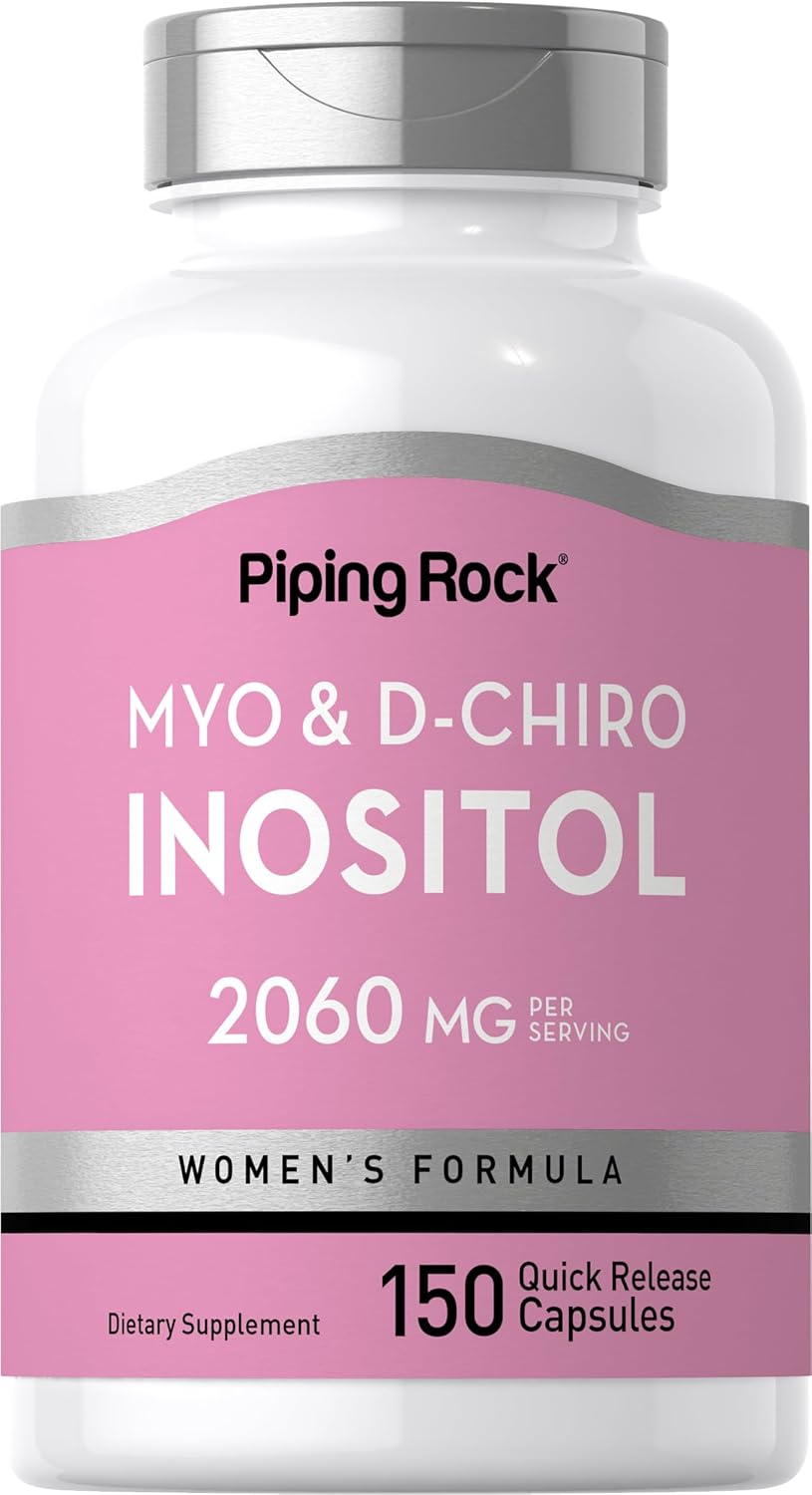 Piping Rock Myo-Inositol & D-Chiro Inositol Supplement | 150 Capsules | Women's Health | Non-GM, Gluten free - görsel 1