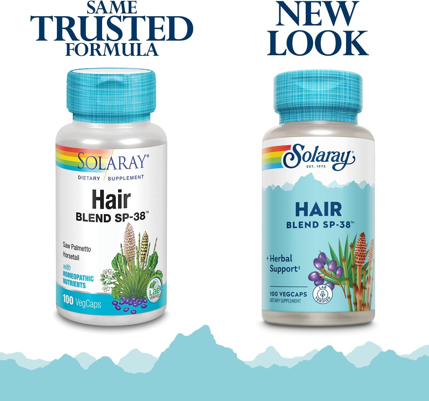 SOLARAY Hair Blend SP-38 - Herbal Hair Support, 100 VegCaps - görsel 2