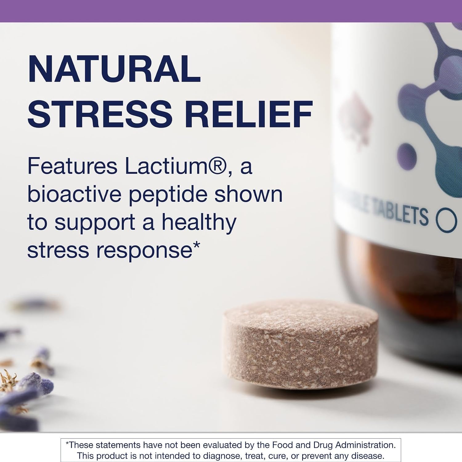 Metagenics NuSera - Chocolate Flavoured Chewable Stress & Calm Support with Lactium - 30 Tablets - görsel 3