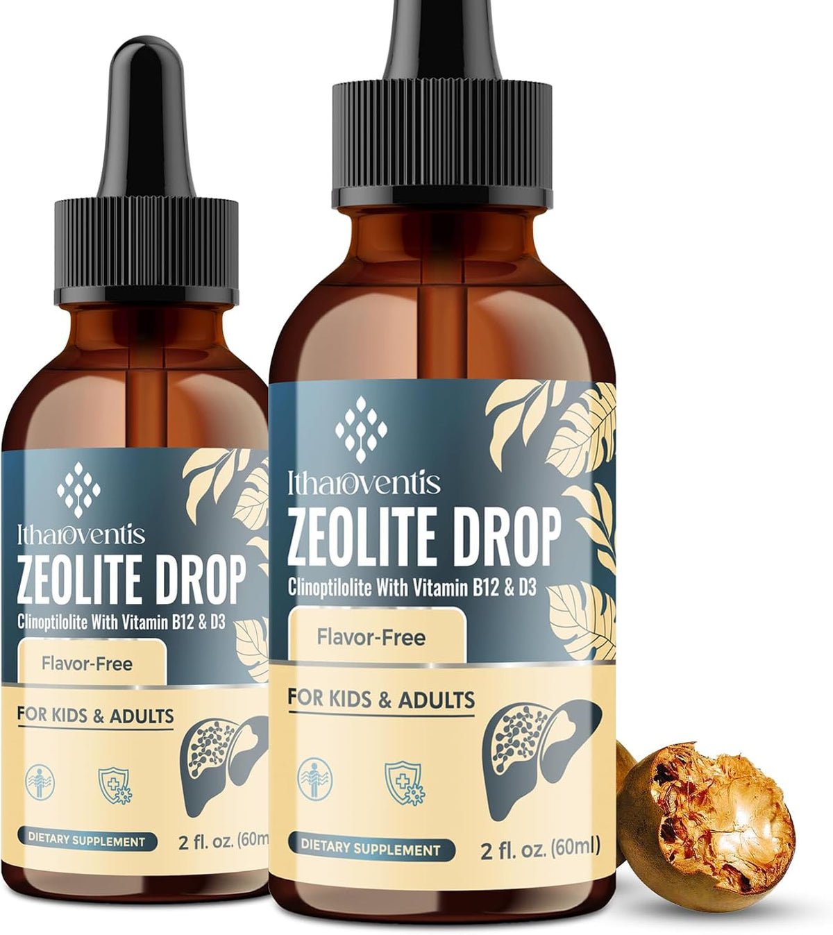 Itharoventis Zeolite Drops for Kids and – Supports energy levels: Methylcobalamin helps convert food into energy, – Image 1