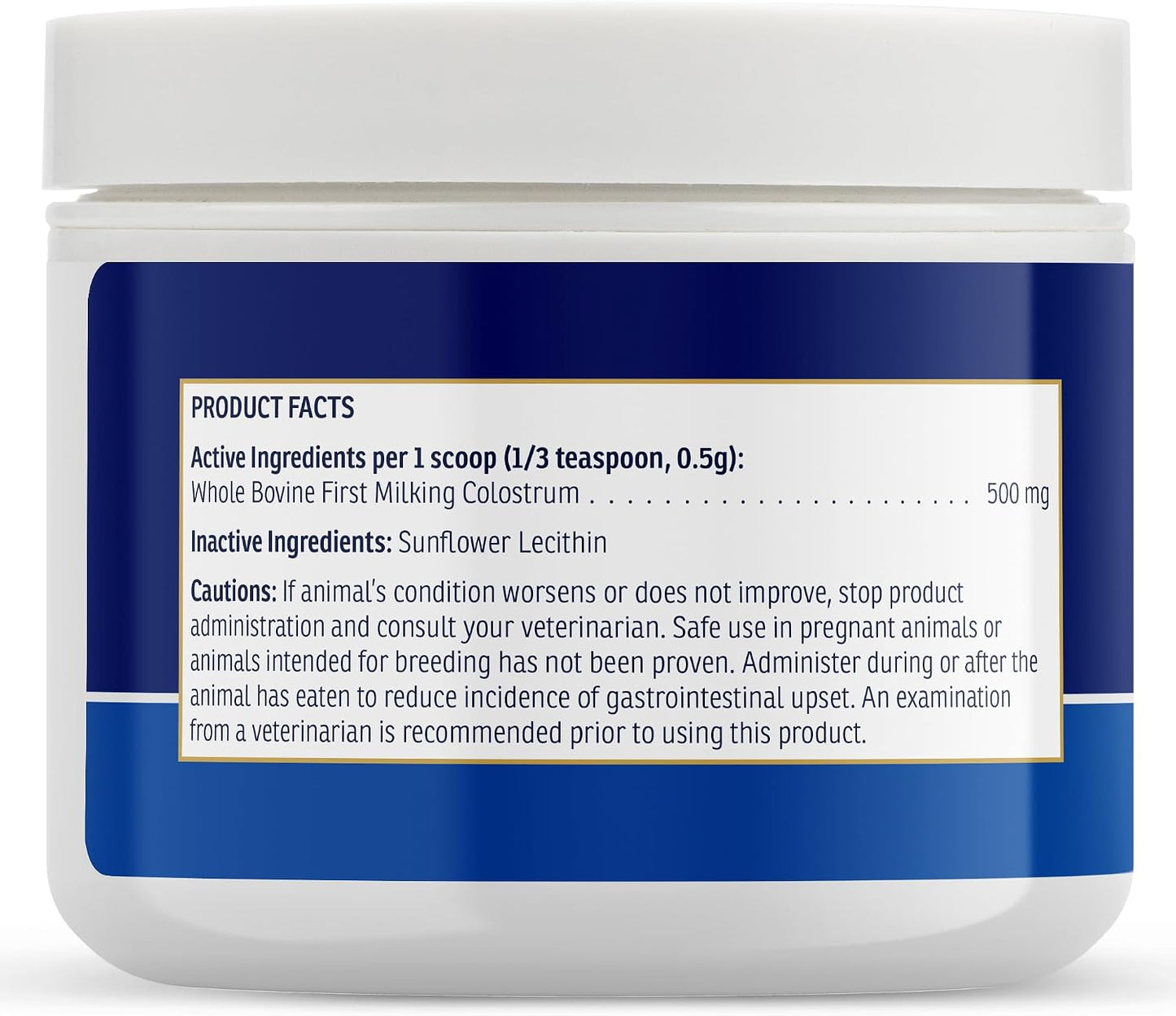Rx Vitamins Colostrum for Dogs & Cats - Whole Bovine Colostrum Powder - Immune & Digestive Health - 3.52 oz (100g) - görsel 7