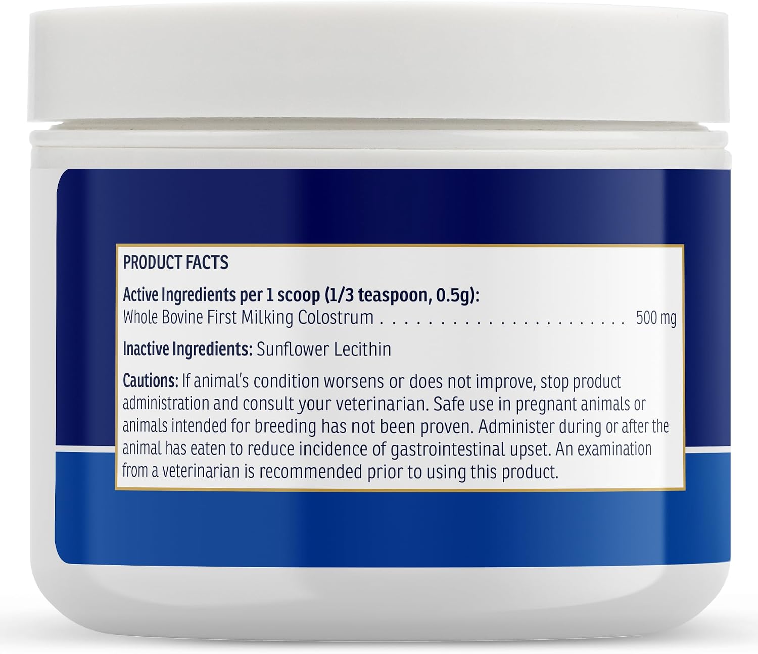 Rx Vitamins Colostrum for Dogs & Cats - Whole Bovine Colostrum Powder - Immune & Digestive Health - 3.52 oz (100g) - görsel 7