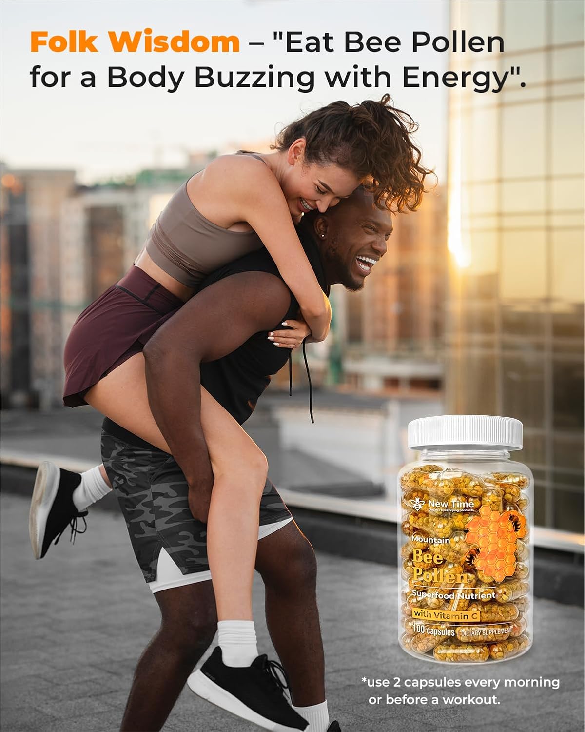 Bee Pollen Capsules – Organic Supplement for – Immune Function: Rich in antioxidants and vitamins that help – Image 5