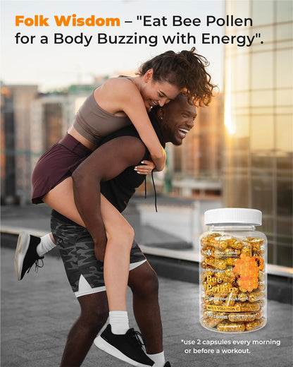 Bee Pollen Capsules – Organic Supplement for – Immune Function: Rich in antioxidants and vitamins that help – Image 5