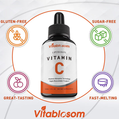 Vitablosom Liposomal Vitamin C 2000mg Liquid, 60ml (10 Bottles)