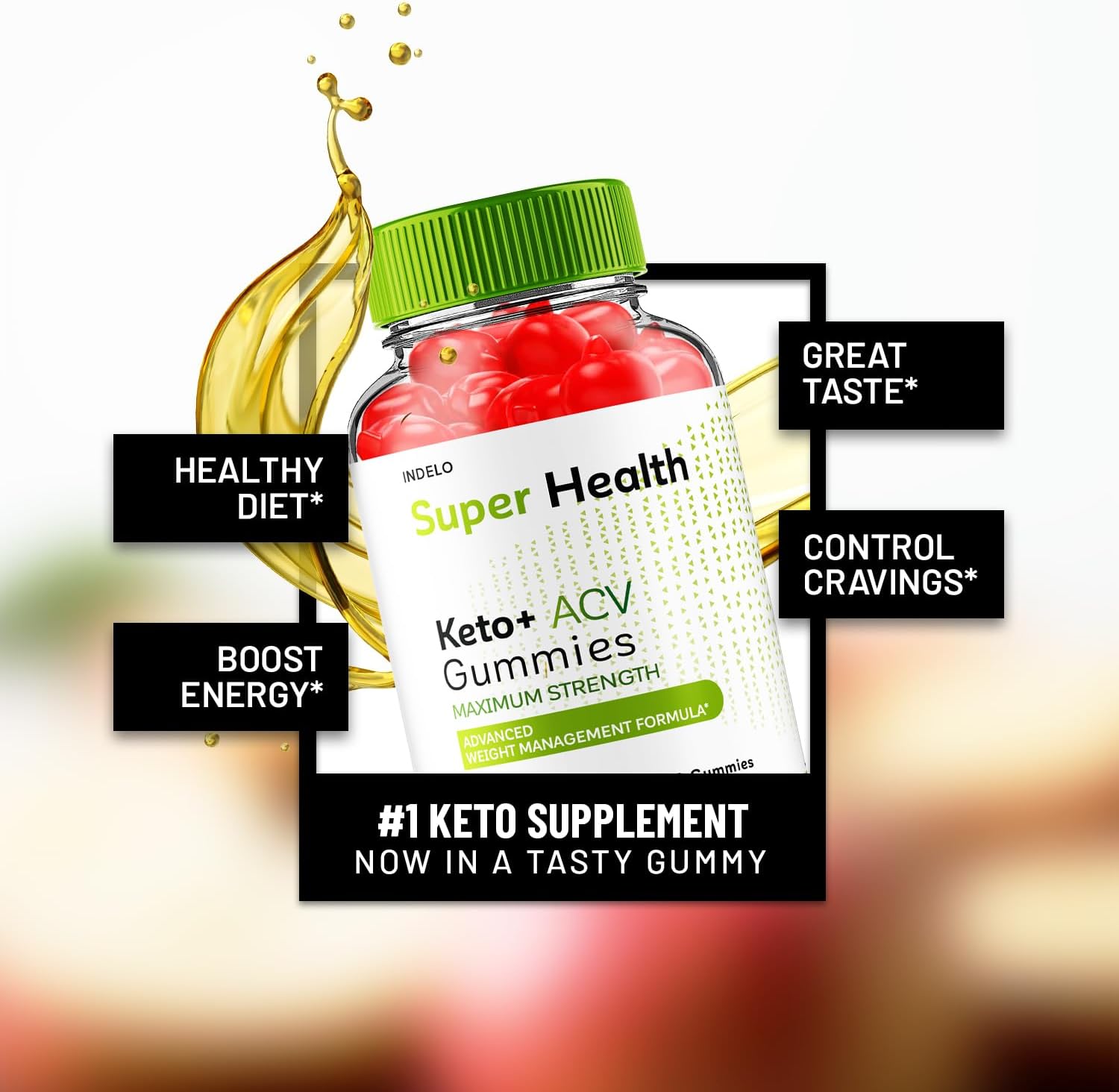 Super Health Keto ACV Gummies Maximum Strength (2 Pack, 120 Gummies) - görsel 4