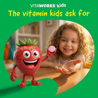 Kids Multivitamin with Iron & Minerals Chewable Tablets - Mixed Fruit Flavour - 120 Count – Image 8