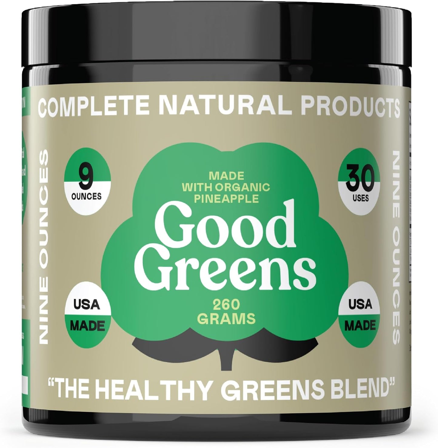 Good Greens Superfood Powder - The Healthy Greens Blend - 255g (30 Servings) - görsel 1
