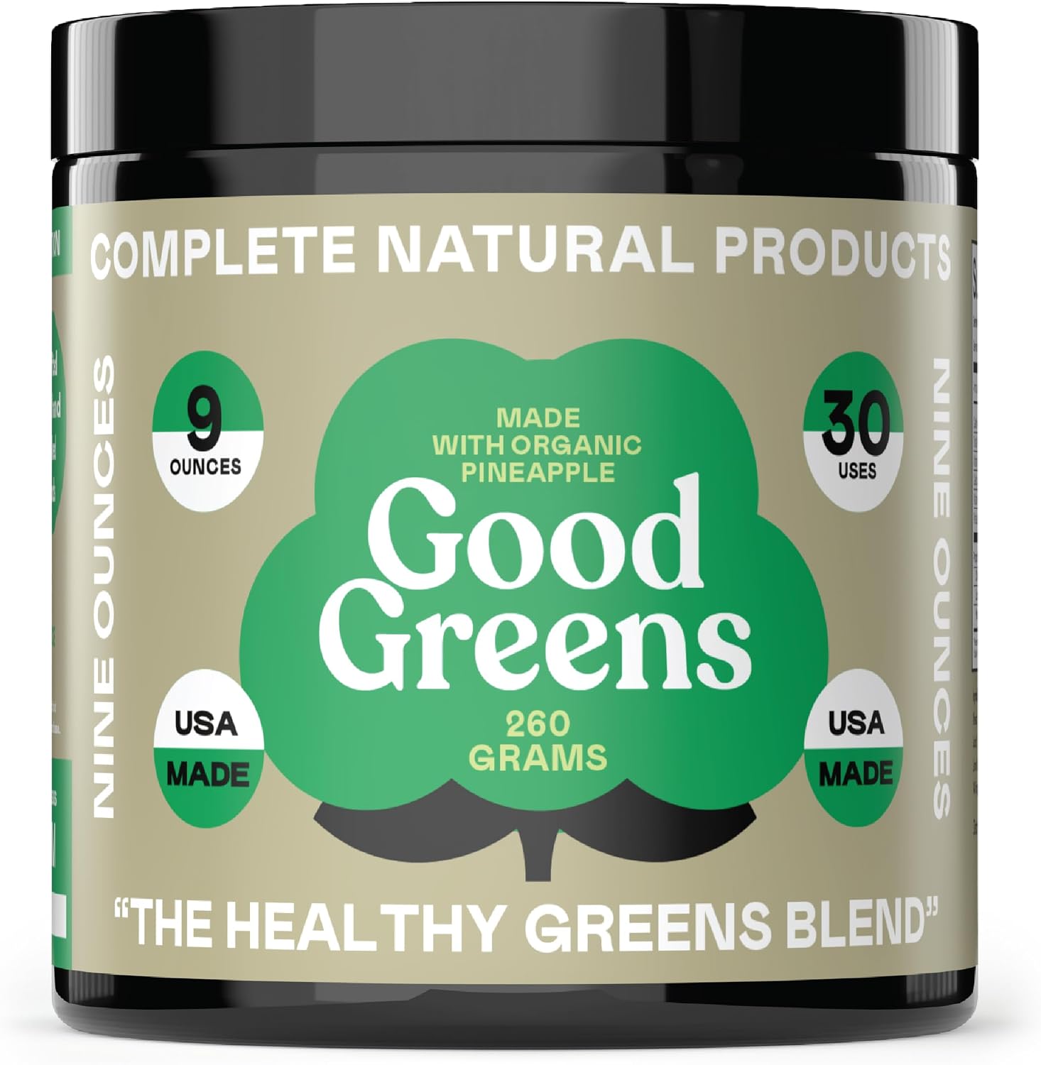 Good Greens Superfood Powder - The Healthy Greens Blend - 255g (30 Servings) - görsel 1