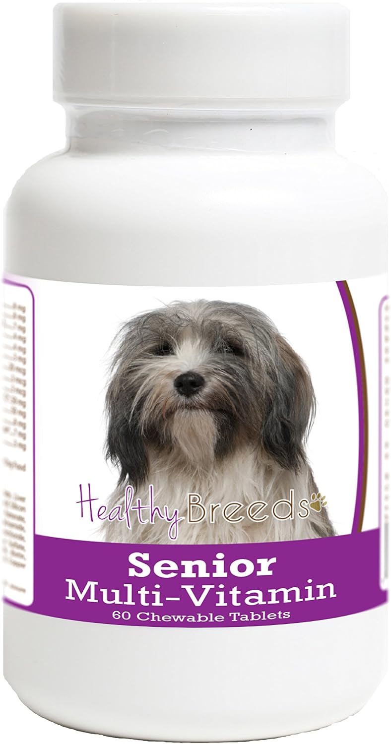 Healthy Breeds Tibetan Terrier Senior Dog Multivitamin Tablets 60 Count - görsel 1