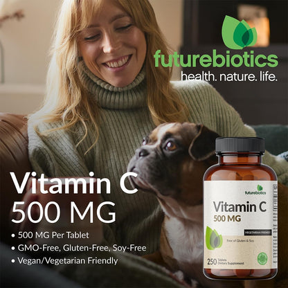 Futurebiotics Vitamin C 500mg Non-GM, 250 Tablets