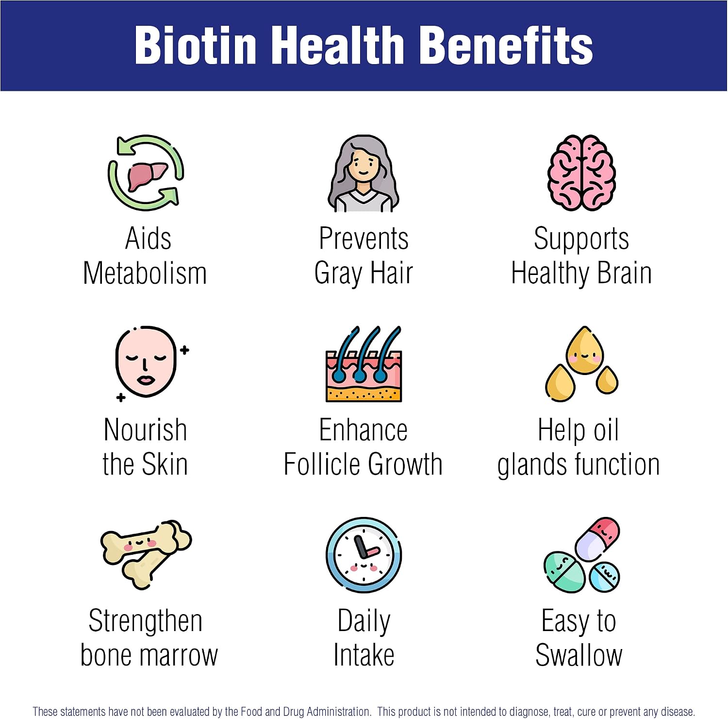 Biotin 60 Tablets 5000 mcg by Natural Systems - görsel 3