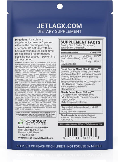 ROCK SOLID JETLAG X – Travel Supplement for – Business travellers – Professionals who need to be sharp for – Image 7