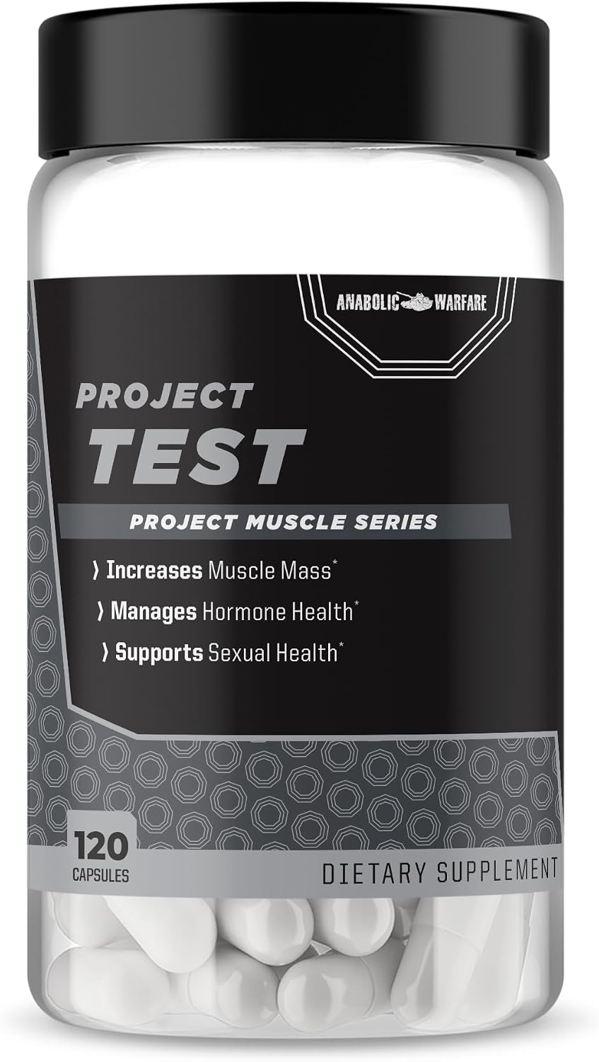 Anabolic Warfare Project Test – Testosterone Support Supplement with Botanicals - görsel 1