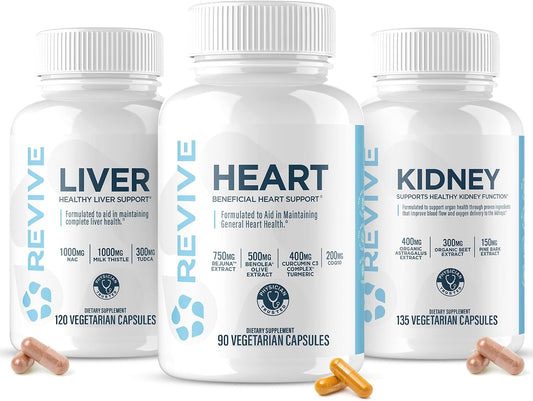 Revive MD Organ Health Bundle – Heart, Kidney & Liver Support – Image 1