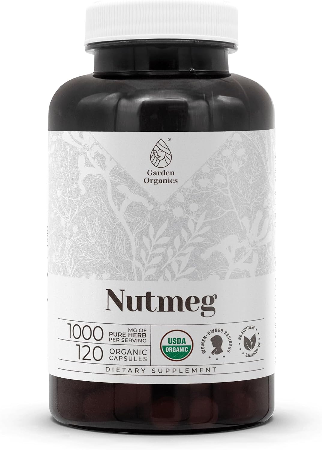 Garden Organics Organic Nutmeg Capsules (60 Capsules) – USDA Certified High-Potency Supplement - görsel 6