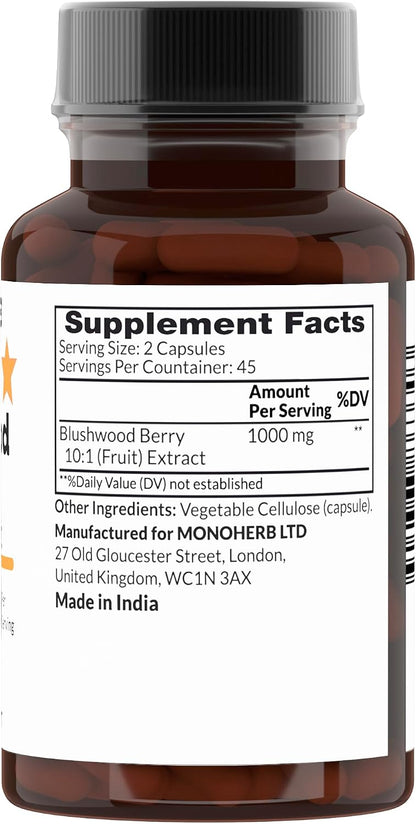 MONOHERB Blushwood Berry 10:1 Extract - 1000 mg per Serve - 45 Serves
