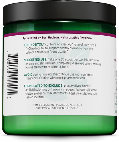 Vitanica Optinositol: Myo-Inositol & D-Chiro Inositol Powder, 4100 mg, 125 g (30-Day Supply)