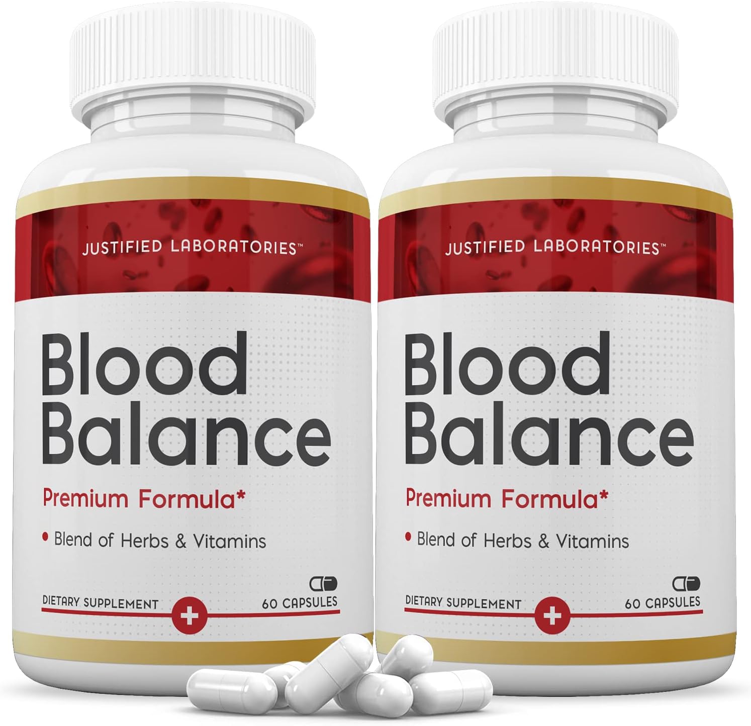 Justified Laboratories Blood Balance - 60 Capsules (Pack of 2) - görsel 1