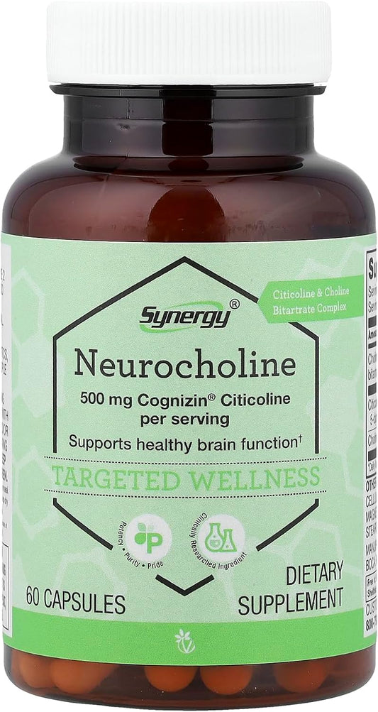 Vitacost Synergy® Neurocholine, 60 Capsules – Image 1