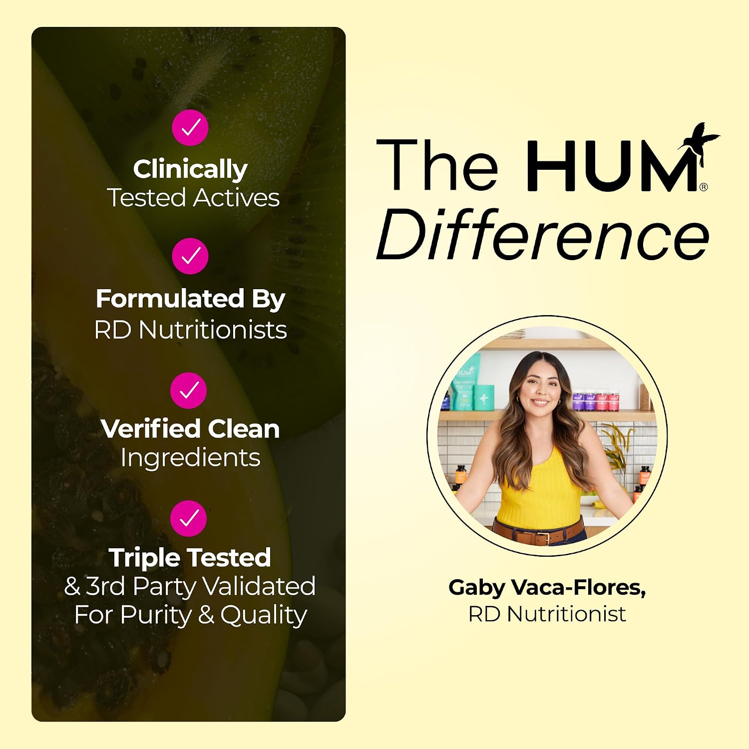 HUM Here Comes The Sun - Vegan Vitamin D3 Immune Support Supplement (2000 IU, 30 Softgels) - görsel 8