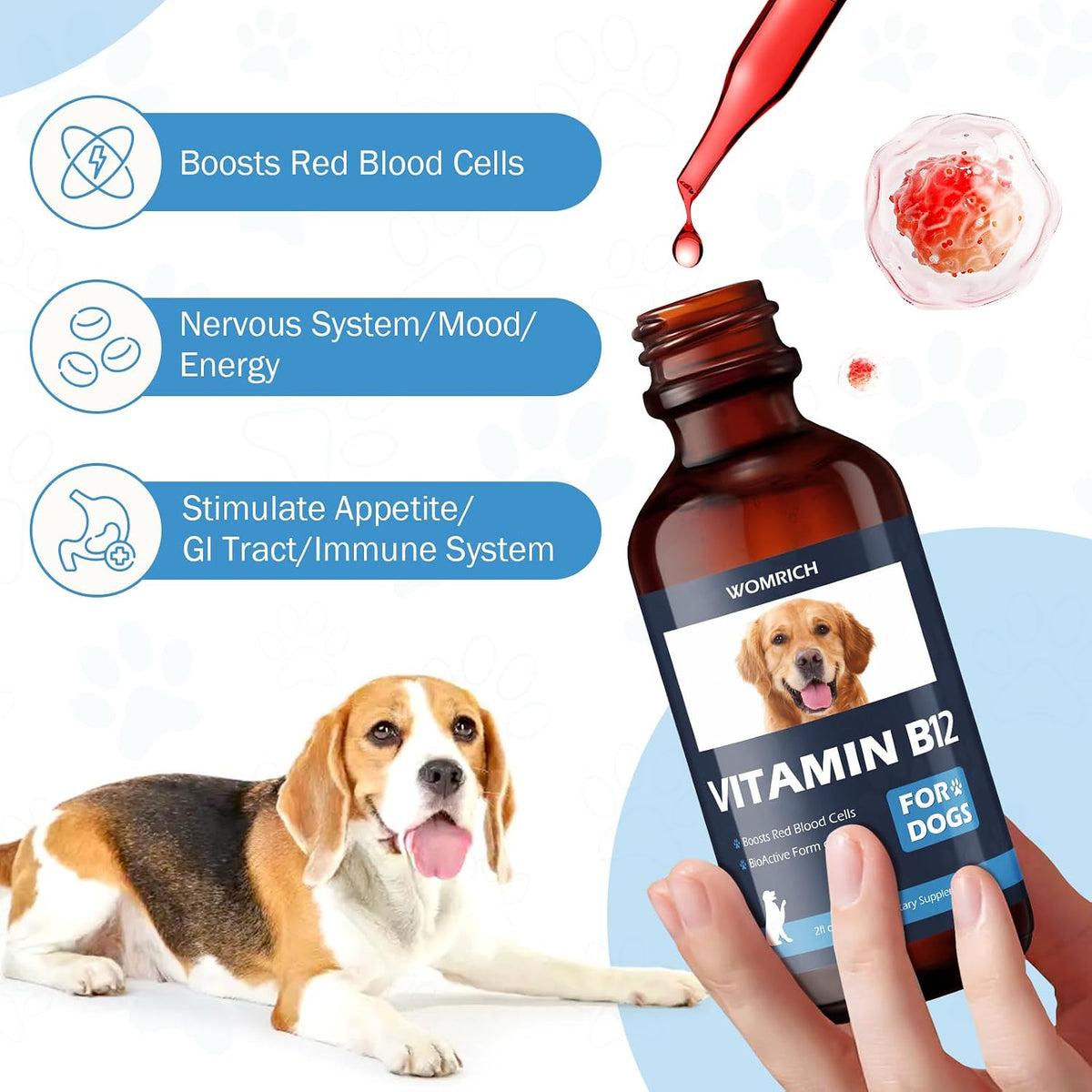 Appetite Stimulant Vitamin B12 for Dogs | – Picky eaters or dogs with poor appetite – B12 is known to help – Image 3
