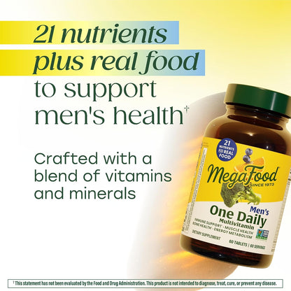 MegaFood One Daily Men's Multivitamin - 30 Tablets