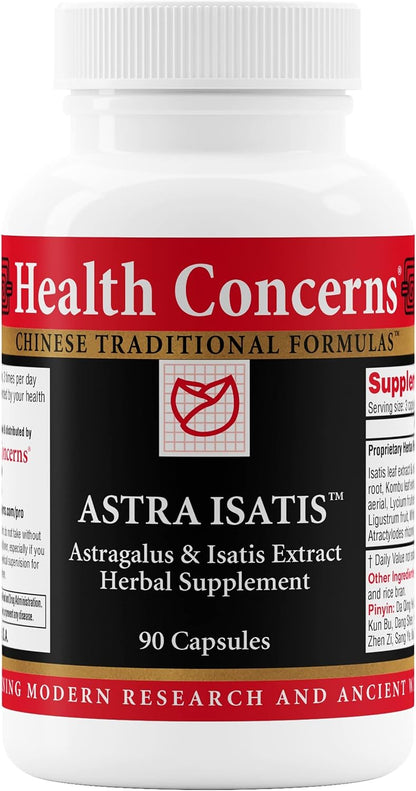 Health Concerns Astra Isatis – Immune Defence & Respiratory Health Supplement – Herbal Cold & Flu Support – Traditional Chinese Medicine Formula – 270 Capsules