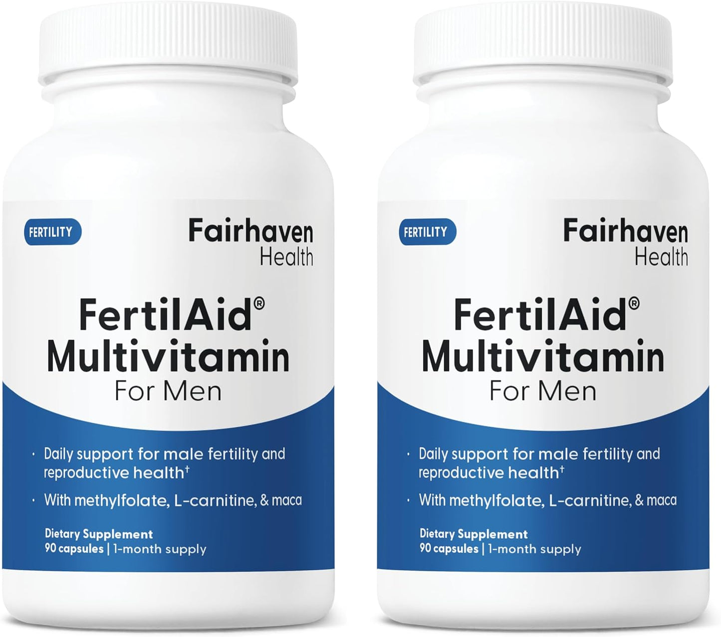 Fairhaven Health FertilAid for Men | Male Fertility Supplement with L-Carnitine, CoQ10, Maca, and Zinc | 90 Capsules - görsel 10