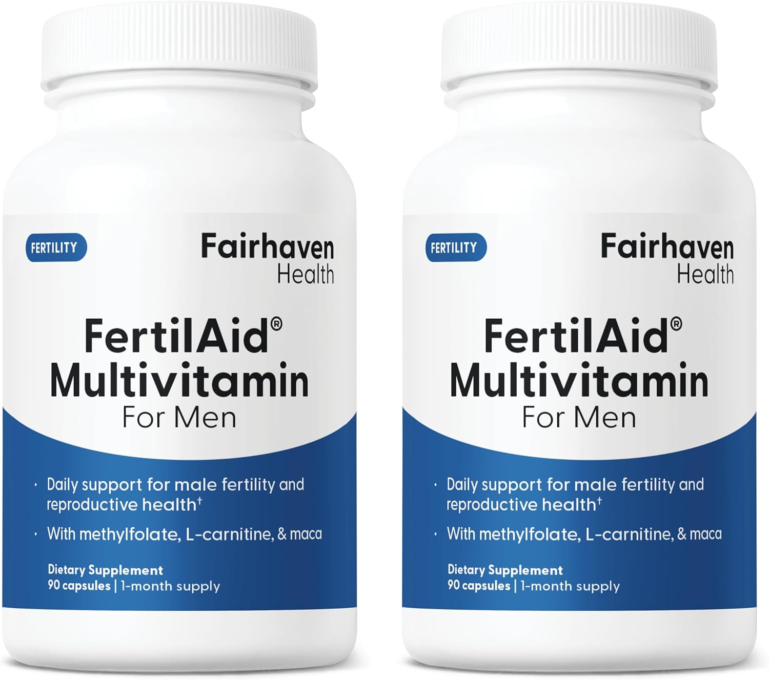 Fairhaven Health FertilAid for Men | Male Fertility Supplement with L-Carnitine, CoQ10, Maca, and Zinc | 90 Capsules - görsel 10