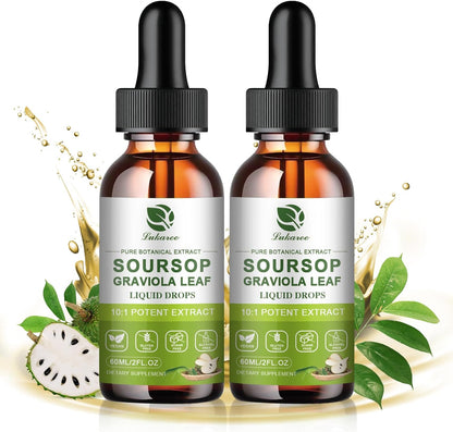 Lukaree Pure Soursop Graviola Leaf Extract for Immunity, Gut Health & Natural Energy Support – Soursop Bitters Liquid with – Image 9