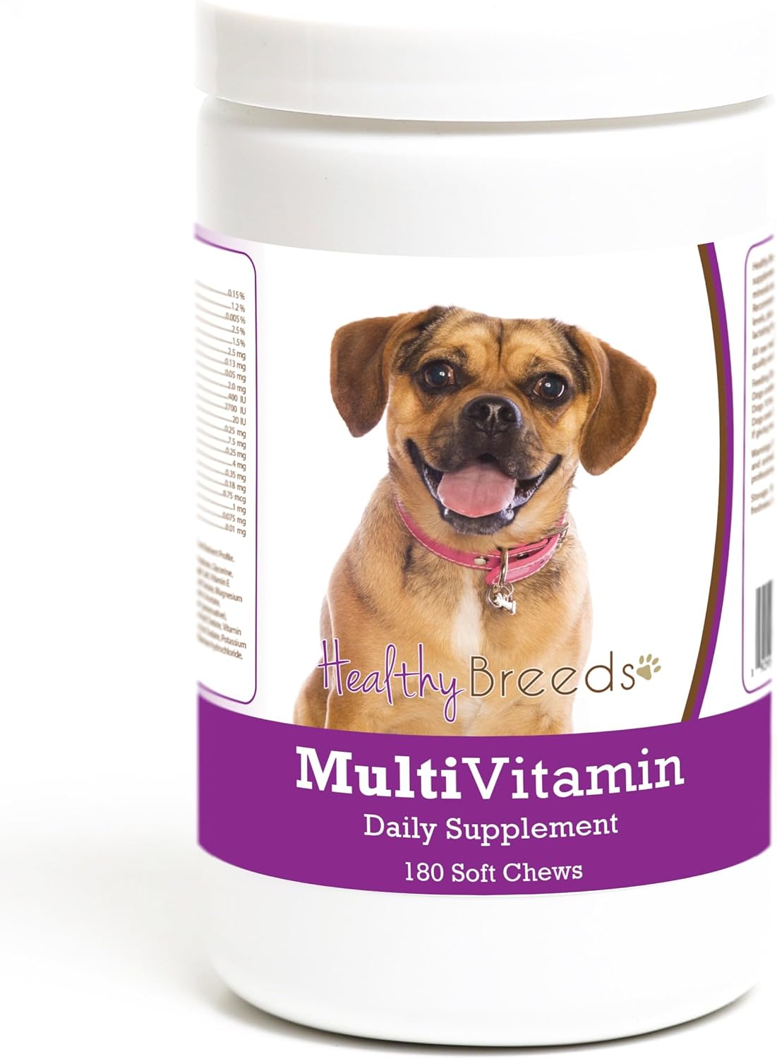 Healthy Breeds Puggle Multivitamin Soft Chew for Dogs (180 Count) - görsel 1