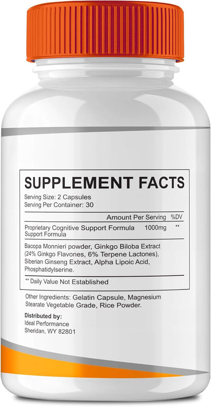 Arialief Brain Supplements for Memory and – Enhanced concentration – designed to minimize distractions and keep – Image 2