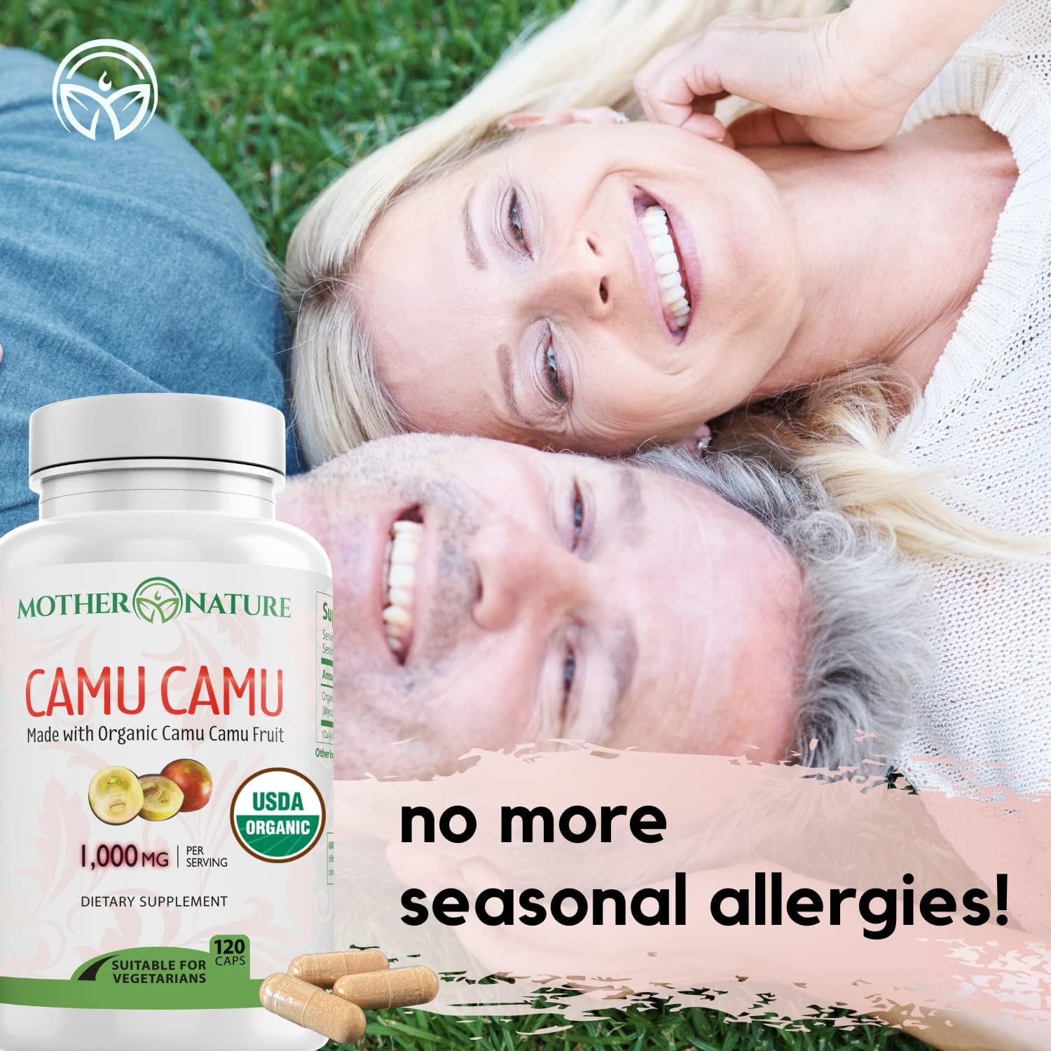 MNO Organic Camu Camu Vitamin C 1000mg, Wholefood Immune Support, 120ct - görsel 7