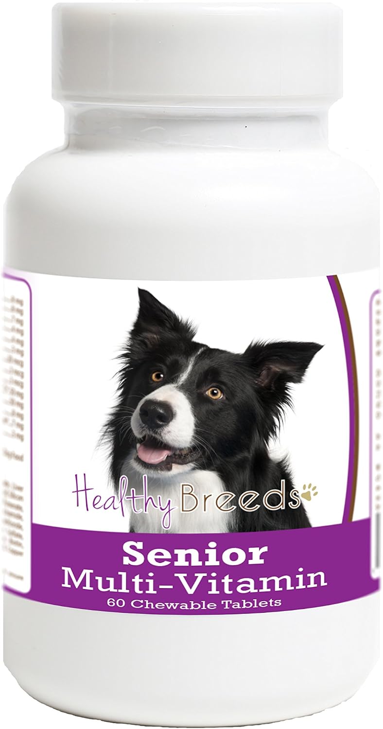 Healthy Breeds Border Collie Senior Dog Multivitamin Tablets 60 Pack - görsel 1