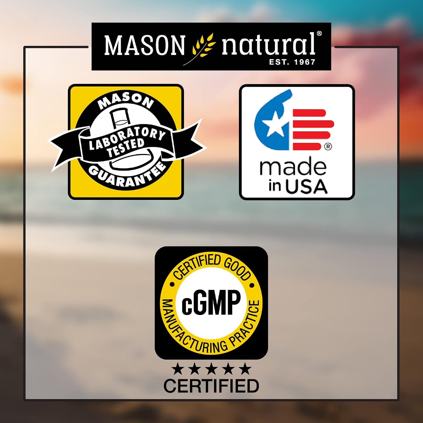 Mason Natural Vitamin C 500 mg, 100 Tablets - görsel 5