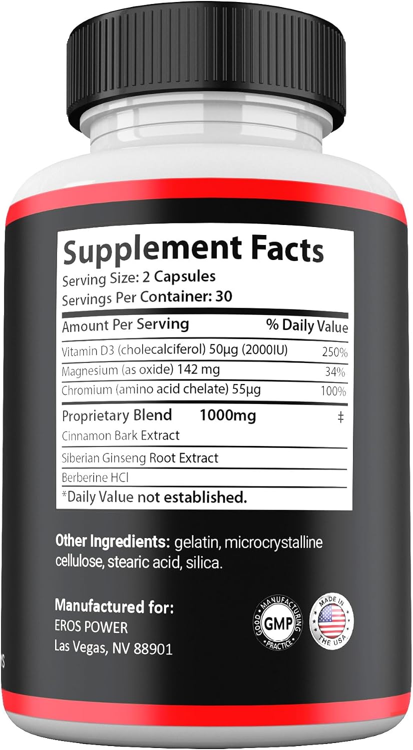 Eros Power Capsules, Advanced Premium Supplement Vitamin Capsules (3 Pack) - görsel 4