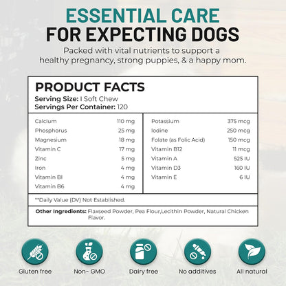 Dog Vitamins and Supplements - Chewable Dog – Fish Oil (Omega-3 Fatty Acids) : Provides omega-3s that promote a – Image 8