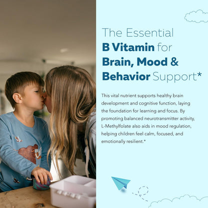 Organic Kids L-Methylfolate + Methyl B12 – Kids who need support with focus, mood, or behaviour —balanced – Image 3