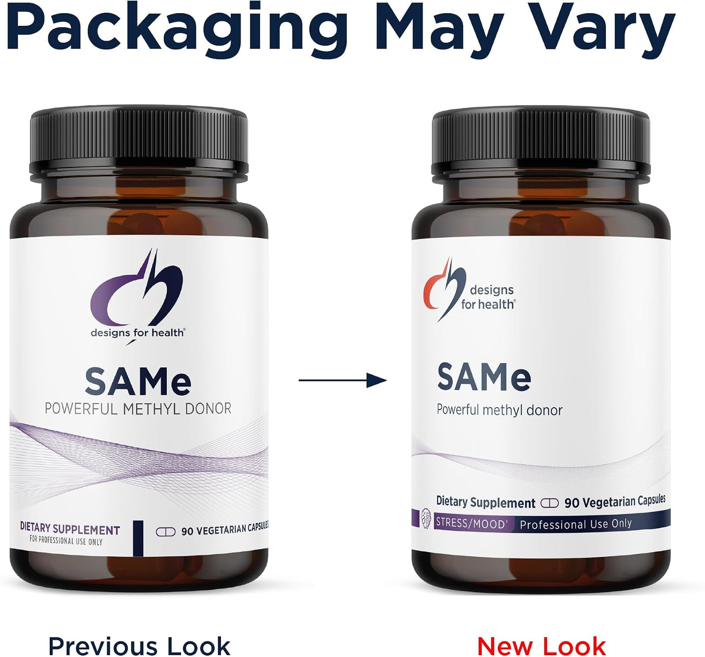 Designs for Health SAMe Capsules with B6, B12 & 5-MTHF - 200mg S-Adenosylmethionine Supplement (90 Capsules) - görsel 4