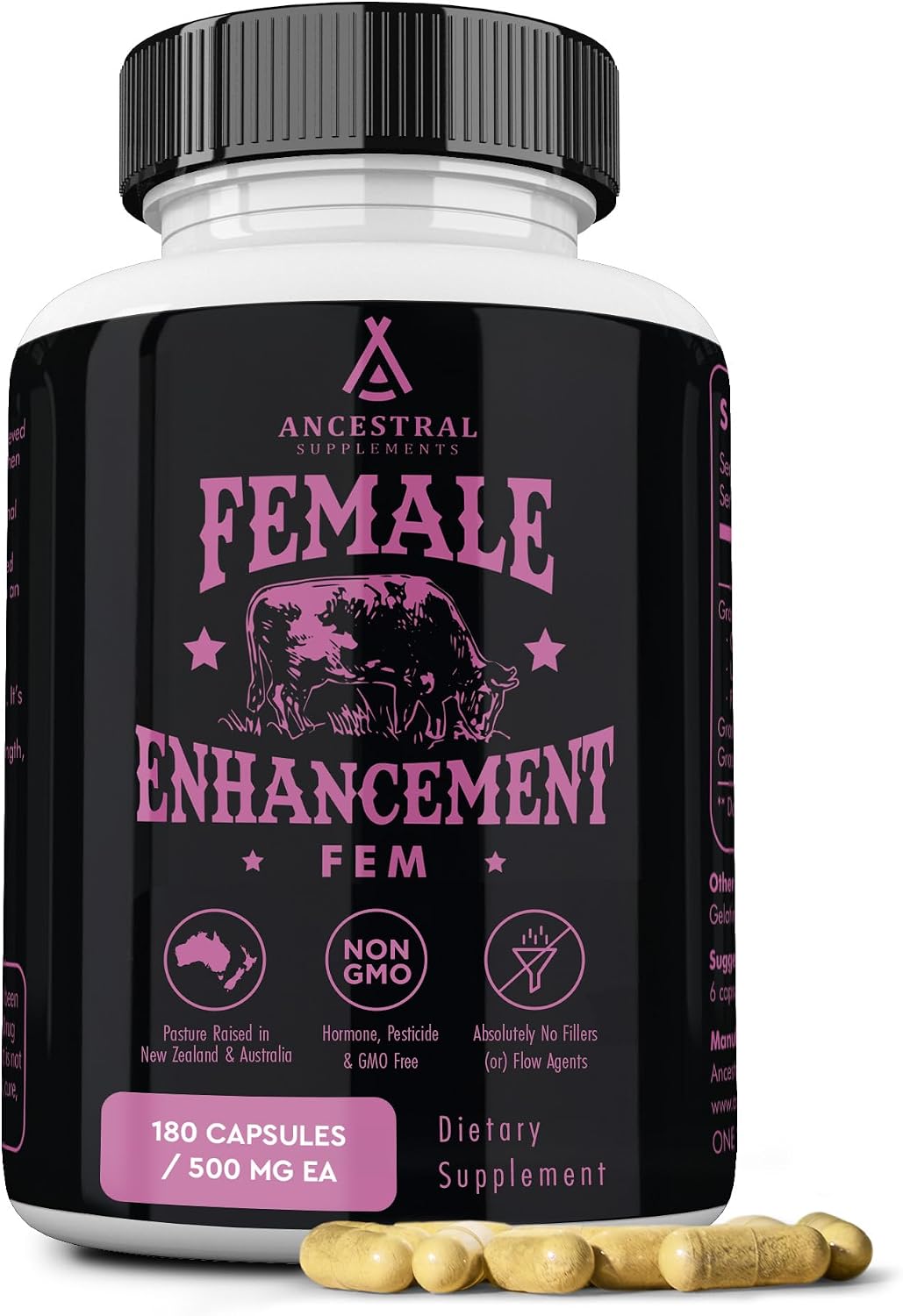 Ancestral Supplements Grass Fed Beef Organ Supplement – Whole Body Wellbeing Blend, 180 Capsules - görsel 9
