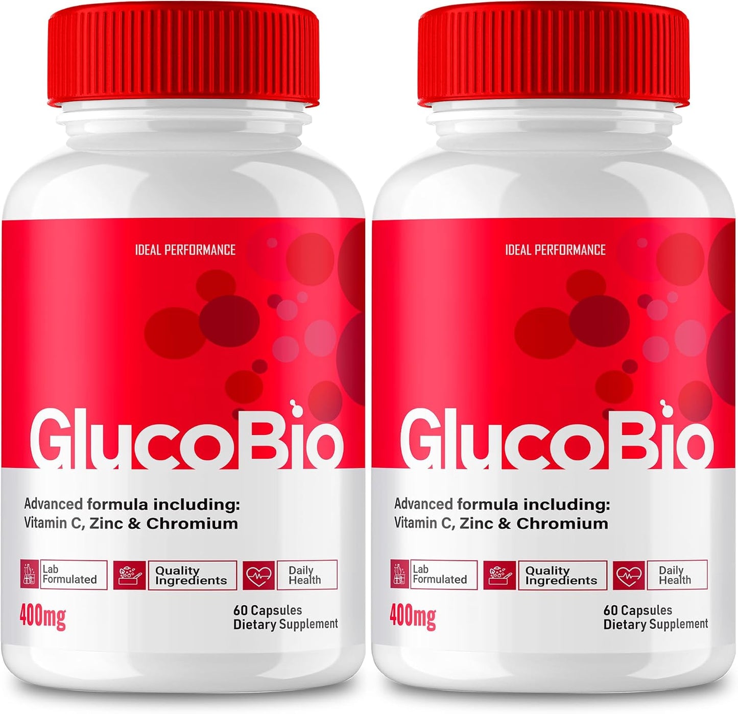 GlucoBio Capsules, Official GlucoBio Support Supplement Pills - Maximum Strength Ingredients for Health & Wellbeing, Gluco Bio Capsules Reviews (2 Pack) - görsel 1