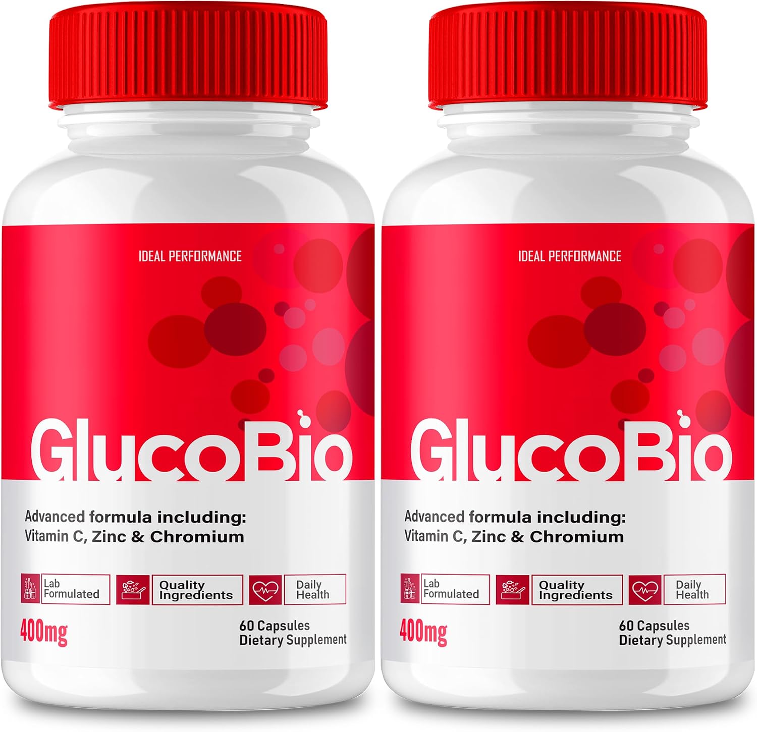 GlucoBio Capsules, Official GlucoBio Support Supplement Pills - Maximum Strength Ingredients for Health & Wellbeing, Gluco Bio Capsules Reviews (2 Pack) - görsel 1