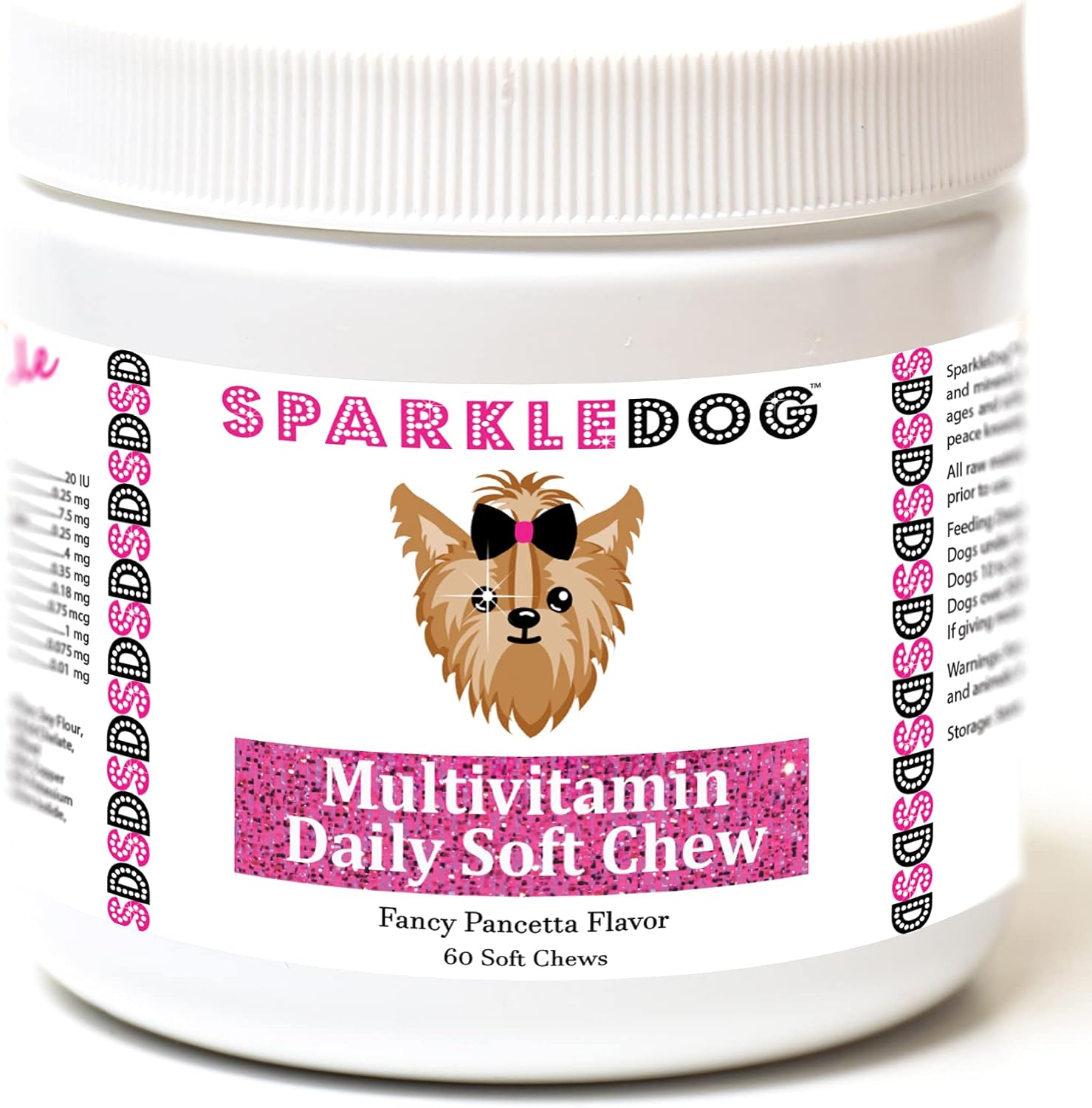 SparkleDog Multivitamin Daily Supplement Soft Chews for Dogs - 60 Chews - görsel 1