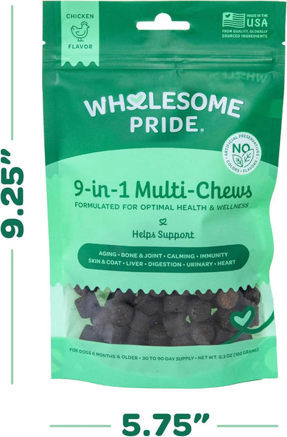 Wholesome Pride 9-in-1 Dog Multifunctional – Age and Size – Wholesome Pride 9-in-1 Chews are formulated for dogs 6 – Image 7