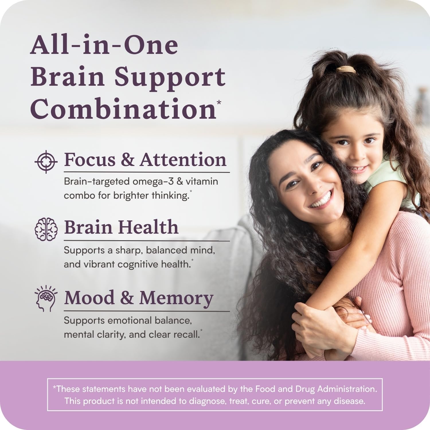Accentrate Brain Supplement for Natural Focussed and Attention – Active B Vitamin and Omega-3 Combo - görsel 2