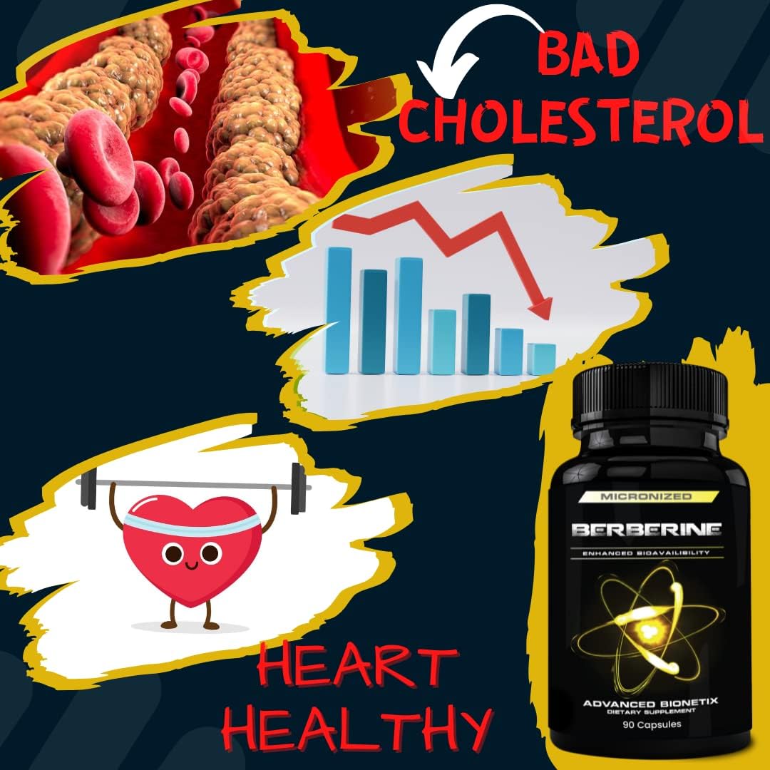 Advanced Bionetix Micronised Berberine 1500mg Supplement - görsel 4
