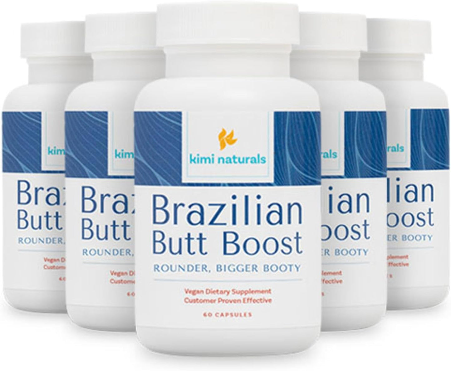 Kimi Naturals Butt Enhancer Pills - Natural Bum Builder for Bigger Buttocks and Curves - 60 Capsules - görsel 7