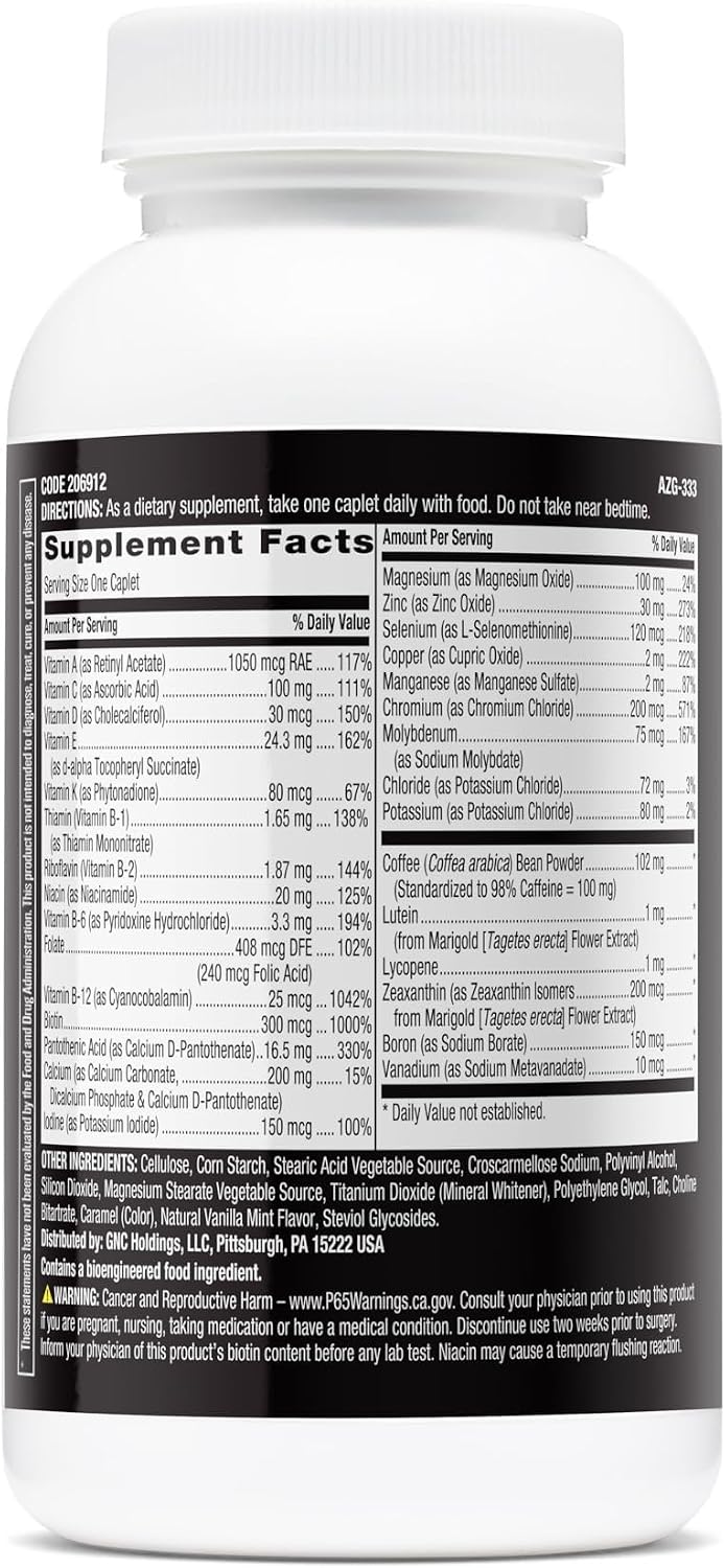 GNC Mega Men Multivitamin for Men | Energy and Metabolism | 1 Daily – Image 2