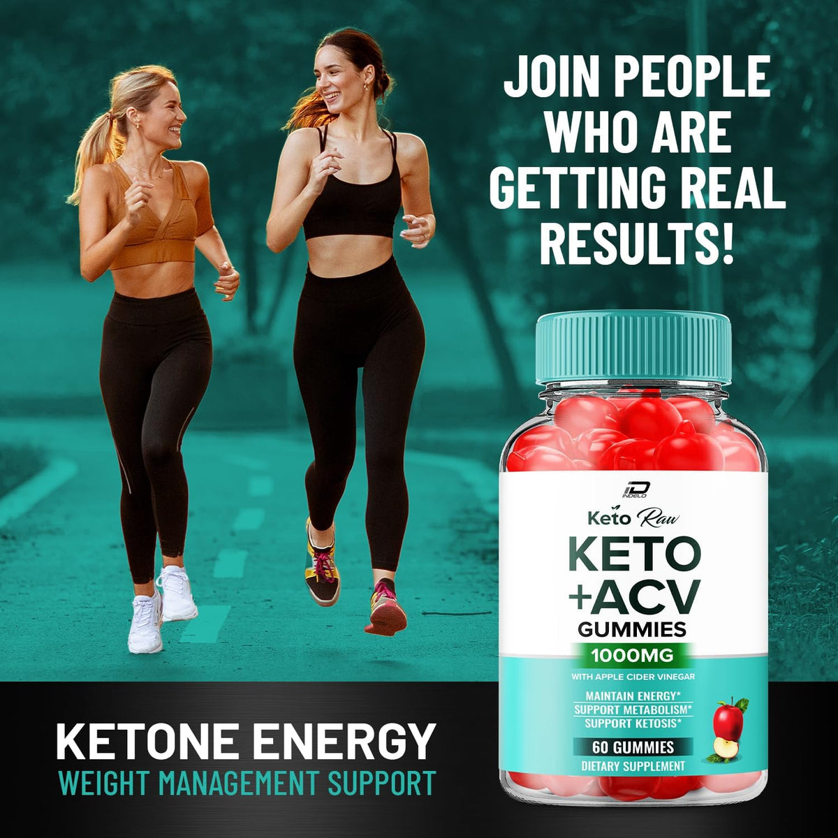 Keto Raw ACV Gummies Supplement – Apple Cider Vinegar 1000mg + Vitamin B12 (2 Pack, 120 Gummies) – Image 4